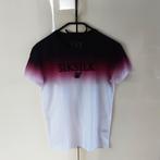 Siksilk, Dip-Dye sport T-shirt heren zwart-bordeaux-wit mt S, Siksilk, Wit, Ophalen of Verzenden, Zo goed als nieuw