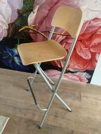 Vintage Ikea kruk industrieel, Ophalen, Hout