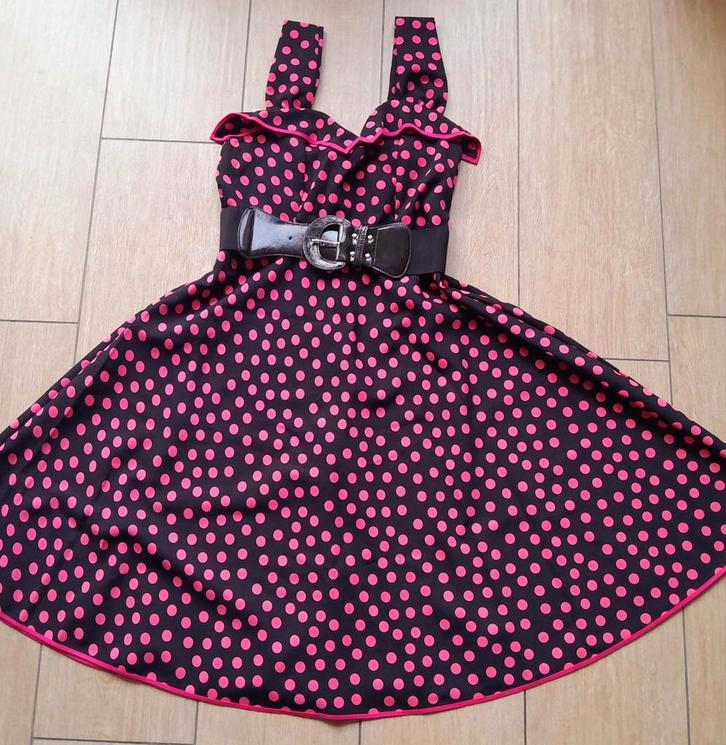 Carnaval 80's, 90's, thema feest. Jurk Dames, Kleding | Dames, Carnavalskleding en Feestkleding, Zo goed als nieuw, Carnaval, Maat 42/44 (L)