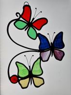 Glas in lood vlinders, Antiek en Kunst, Ophalen of Verzenden