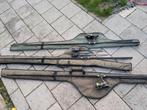 3 keer fox warrior met verschillende molens & schepnet, Watersport en Boten, Ophalen of Verzenden, Zo goed als nieuw