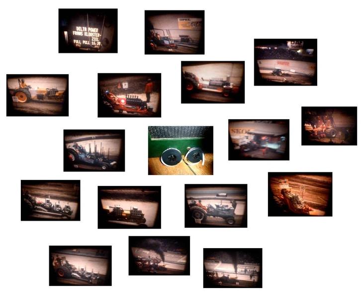 8mm film amateur Tractor Pulling Ahoy 1982 + 1984 + GELUID, Audio, Tv en Foto, Filmrollen, 8mm film, Ophalen of Verzenden