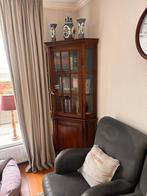 Mooie houten hoekkast met glazen deuren, Ophalen, Minder dan 50 cm, Gebruikt, 150 tot 200 cm