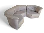 3 piece sofa leather suède grey Walter Knoll for Dreipunkt, Huis en Inrichting, Banken | Bankstellen, Leer, Ophalen of Verzenden