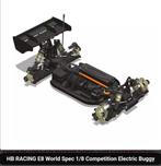RC Auto HB Racing E8 World Spec 1/8 Elektrische Buggy, Ophalen of Verzenden, Nieuw, 1:5 t/m 1:8, Auto