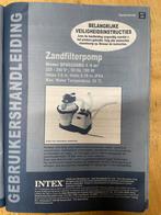 Intex zandfilterpomp 4m3, Tuin en Terras, Zwembad-toebehoren, Ophalen, Gebruikt, Zwembadpomp