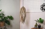 Hanglamp bohemian style - bamboe naturel / zwart, Huis en Inrichting, Lampen | Hanglampen, Ophalen of Verzenden, Zo goed als nieuw