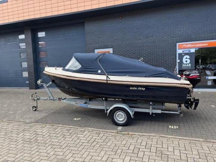 WATO 490 sloep met Mercury 15pk 4-takt, Watersport en Boten, Sloepen, Zo goed als nieuw, 3 tot 6 meter, Benzine, Polyester