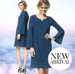 LaDress Wilma navy of zwart zgan jurk travelstof flared xxs, Kleding | Dames, Jurken, Blauw, Ophalen of Verzenden, Zo goed als nieuw