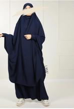 Jilbab jilbaab donkerblauw glossy 1 maat, Kleding | Dames, Ophalen of Verzenden, Zo goed als nieuw, Blauw, Overige typen