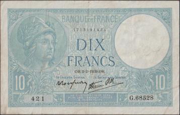 Frankrijk 10 francs 1939 F+ p.84 (# 797) beschikbaar voor biedingen