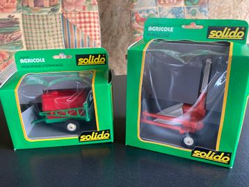 Solido tractor werktuigen no 515&516 hakselaar / veldsport beschikbaar voor biedingen