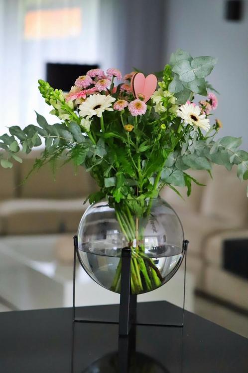 Stijvole Globe vaas XL, Huis en Inrichting, Woonaccessoires | Kunstplanten en Kunstbloemen, Zo goed als nieuw, Ophalen