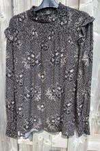 Dames blouse kleur zwart en beige maat XL, Ophalen of Verzenden, Zo goed als nieuw, Maat 46/48 (XL) of groter, Zwart