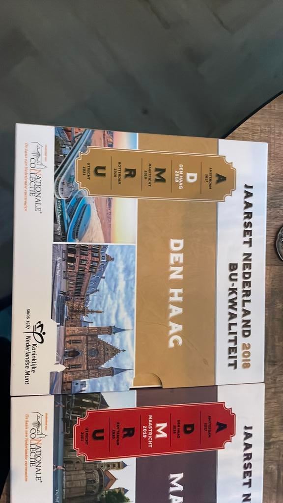 Steden jaartal set 2018-2021, Postzegels en Munten, Munten | Nederland, Ophalen of Verzenden, Koningin Beatrix, Overige waardes