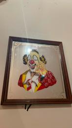 Jaren 80 spiegel met clown, Antiek en Kunst, Ophalen of Verzenden