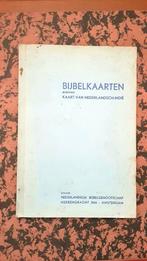 Oude omslag bijbelkaarten & kaart ned. Indië, Verzenden, Gebruikt, Kaart of Prent