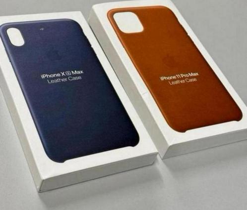 2x ORIGINEEL Apple hoesje iPhone 11 Pro max + XS max Leder, Telecommunicatie, Mobiele telefoons | Hoesjes en Frontjes | Apple iPhone