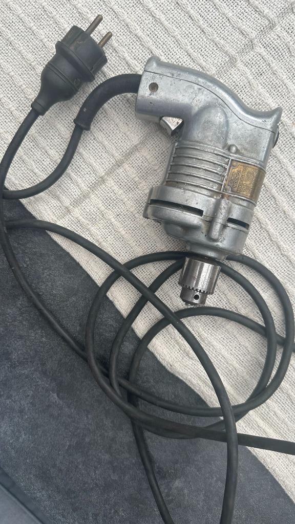 Oude drill gun boormachine Desoutter Brothers (type DG 250), Antiek en Kunst, Antiek | Gereedschap en Instrumenten, Ophalen of Verzenden