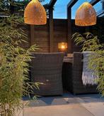 6 mooie wicker tuinstoelen met kussentjes van Bellagio, Ophalen, Zo goed als nieuw, Wicker