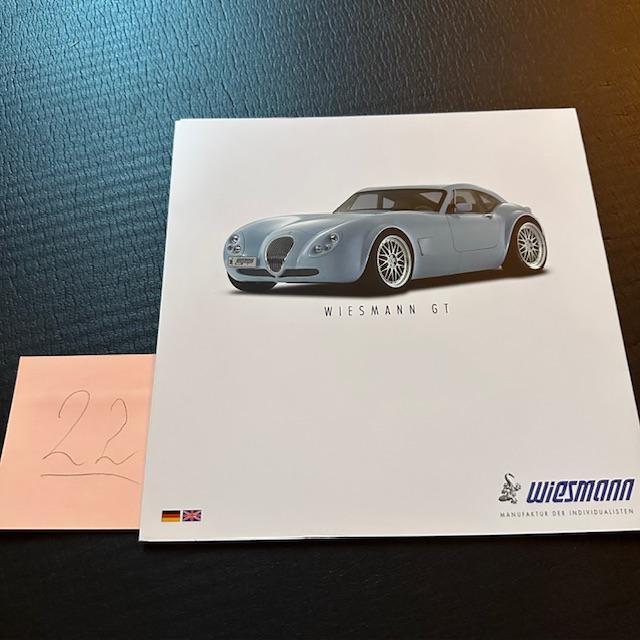 WIESMANN GT - 2005  (#22) Sportwagen, Boeken, Auto's | Folders en Tijdschriften, Gelezen, BMW, Verzenden