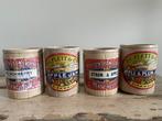 Set van 4 Engelse jampotjes jam pot met origineel etiket, Ophalen of Verzenden
