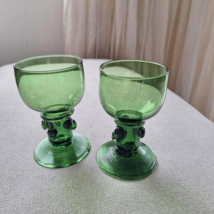 Vintage Roemer Glazen - Kristal, Antiek en Kunst, Antiek | Glas en Kristal, Ophalen of Verzenden