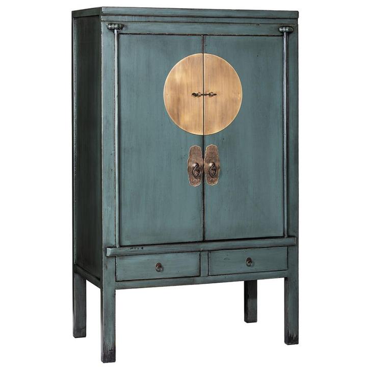 Chinees dressoir - Chinese kast - Chinese bruidskast - Grijs, Huis en Inrichting, Kasten | Overige, Nieuw, Verzenden