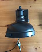 Donkerbruine wandlamp, Ophalen of Verzenden, Zo goed als nieuw, Glas, Industrieel / landelijk
