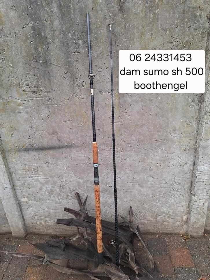 Dam sumo SH 500 boothengel ( nieuwstaat), Watersport en Boten, Hengelsport | Zeevissen, Zo goed als nieuw, Werphengel, Ophalen