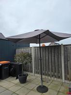 Grijze parasol - perfect voor de zomer!, Tuin en Terras, Parasols, Ophalen of Verzenden