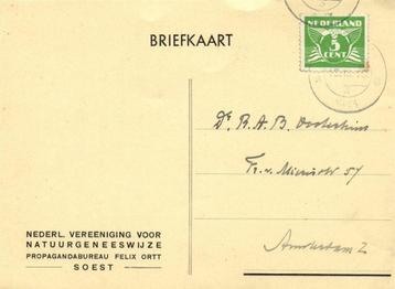 Vereeniging voor Natuurgeneeswijze Soest - 03.1943 - briefka beschikbaar voor biedingen