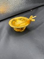 Michael Aram zoutvaatje Design goudkleurig gesigneerd, Ophalen of Verzenden