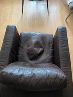 LINTELOO design Fauteuil,  WEG is WEG!, Huis en Inrichting, Fauteuils, Ophalen, Gebruikt, Minder dan 75 cm, Leer
