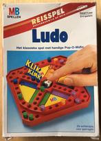 Vintage Ludo reisspel met Pop-O-Matic - vanaf 5 jaar - ZGAN, Hobby en Vrije tijd, Gezelschapsspellen | Bordspellen, MB Spellen