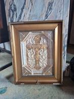 Religieus Schilderij met Kruisbeeld, Antiek en Kunst, Ophalen