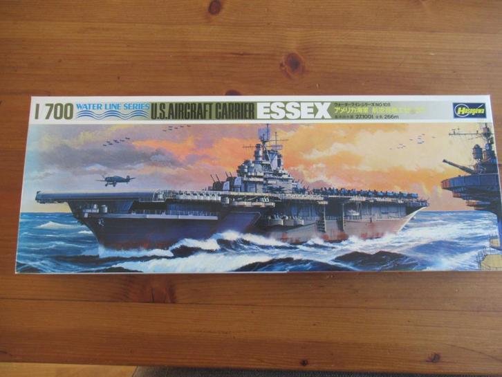 U.S.Aircraft Carrier Essex (Hasegawa 1/700), Hobby en Vrije tijd, Modelbouw | Boten en Schepen, Nieuw, 1:200 of kleiner, Hasegawa