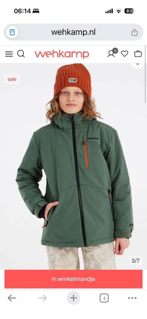 Skipak Protest 152 - 164 Groen, bijna nieuw, Kinderen en Baby's, Kinderkleding | Maat 164, Zo goed als nieuw, Meisje, Broek, Ophalen of Verzenden