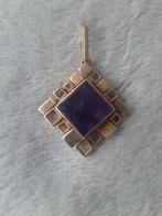 Gouden hanger met amethist, Ophalen, Gebruikt, Overige voorstellingen, Paars