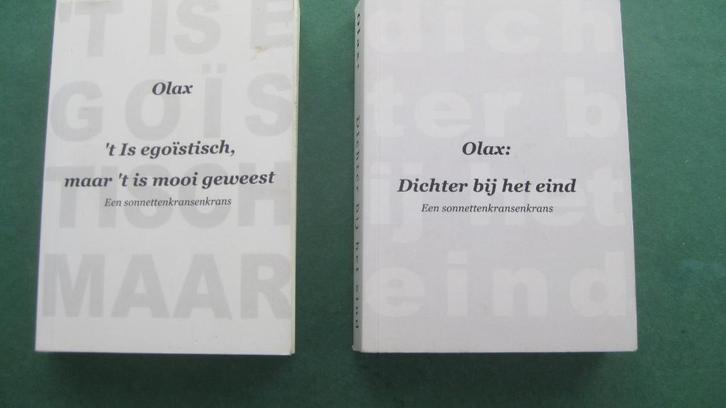 2 gedichtenbundels Olax, Boeken, Gedichten en Poëzie, Nieuw, Eén auteur, Ophalen of Verzenden
