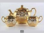 Sadler Gold Lustre 3 delige thee-set 1950 Zeldzaam + theepot, Antiek en Kunst, Antiek | Servies los, Ophalen of Verzenden