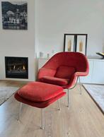 Knoll Womb chair origineel Eero Saarinen + Ottoman Velvet, Ophalen of Verzenden, Zo goed als nieuw, Metaal