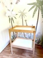SNIGLAR Commode, beuken/wit van IKEA / Changing table, Kinderen en Baby's, Kinderkamer | Commodes en Kasten, 50 tot 70 cm, Zo goed als nieuw