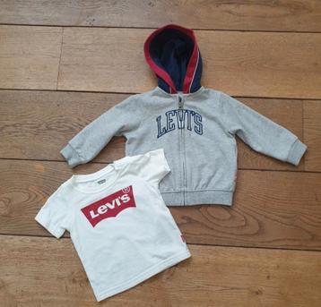 Set jas/shirt levi's maat 74. beschikbaar voor biedingen
