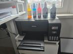Epson EcoTank ET-2860 All-in-One Printer met ink refills!, Kopieren, All-in-one, Ophalen of Verzenden, Zo goed als nieuw