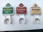 3 Leeuw bier tapruiters, Verzamelen, Ophalen of Verzenden, Zo goed als nieuw, Overige typen, Leeuw