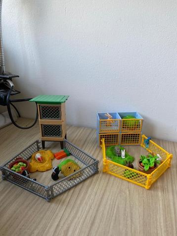 playmobil konijnen en cavia's beschikbaar voor biedingen