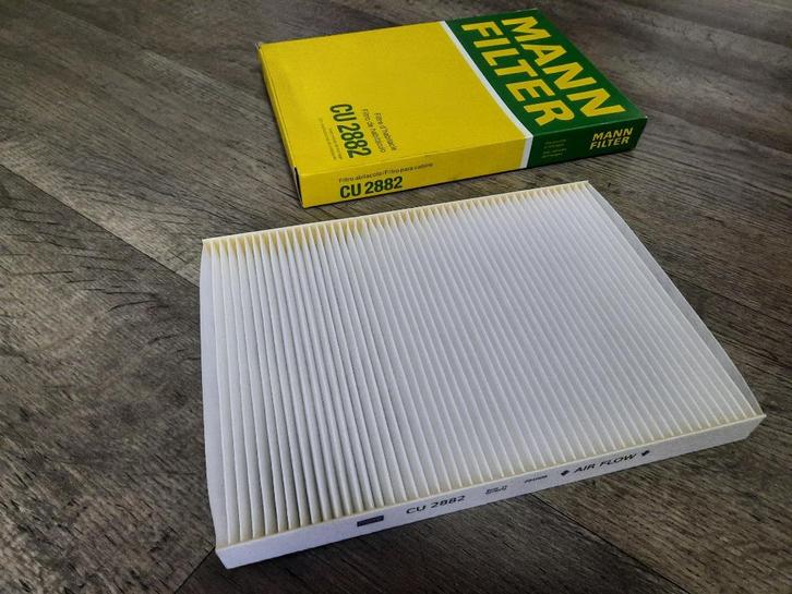 Interieurfilter Mann CU 2882 - VW, Audi, Seat en Skoda NIEUW, Auto-onderdelen, Spiegels, Audi, Seat, Volkswagen, Skoda, Nieuw