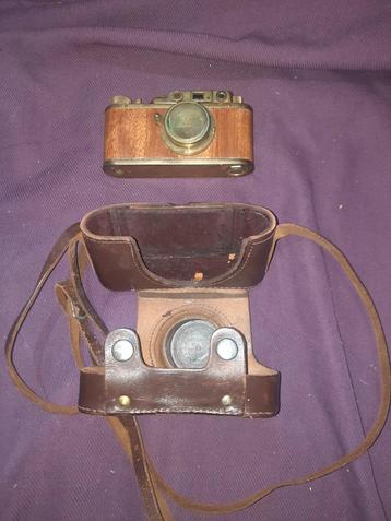 leica hout en messing camera Ernst Leitz Wetzlar Luftwaffe  beschikbaar voor biedingen