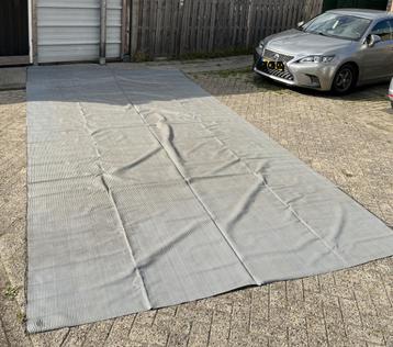 #E34 PVC voortent tapijt 280 x 585 Grijs beige geluiddempend beschikbaar voor biedingen